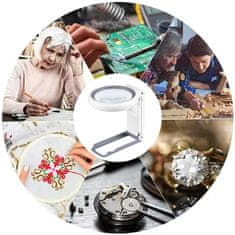 MG DetailPro LED lupa 3x zoom, bijela