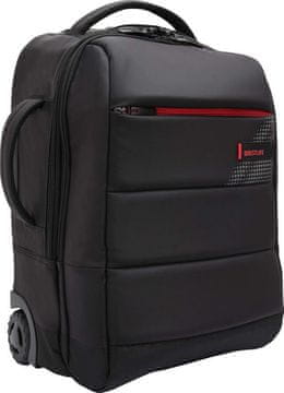 BESTLIFE CPLUS (BT-3335P) USB A/C putna torba na kotačima 29L s obloženim pretincima za tablete i prijenosnike do 15,6” crno/crvena