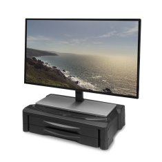 ACT AC8215 Stalak za monitor + 2x ladice crni, Stalak za monitor