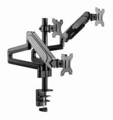 Gembird MA-DA3-01 fleksibilna stolna ručka za 3 monitora 17"-27"
