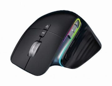 Gembird MUSG-RAGNAR-WRX900 RGB gaming crni ergonomski bežični miš