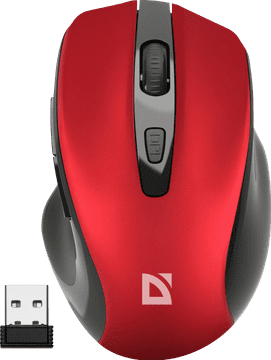 Defender PRIME MB-053 (52052) crveni tihi bežični miš
