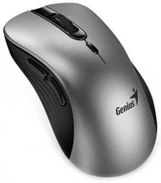 Genius Ergo 8100S AI (31030040404) srebrni ergonomski bežični miš