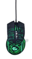 Gembird MUSG-RGB-01 gejmerski crni miš