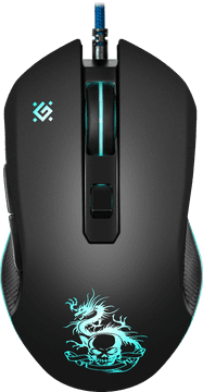 Defender Sky Dragon GM-090L LED crni gaming miš + gaming podloga