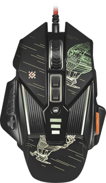 Defender sTarx GM-390L RGB crni gamerski miš