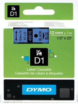 Dymo 45016 (S0720560) 12 mm x 7 m crno-plava, etikete