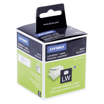 Dymo 99010 (S0722370) 89 x 28 mm x 260 kom Bijele, etikete