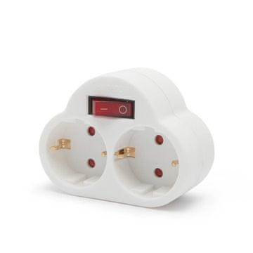 Delight 05684 razdjelnik s prekidačem 2DIN