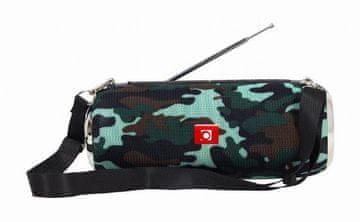Gembird SPK-BT-17-CM 2.0, 10W FM prijenosna Bluetooth antena Camo, zvučnik