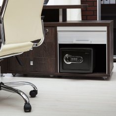 Delight Digital 55583 sef za namještaj s čitačem otiska prsta i nizom gumba - 352x250x250 mm