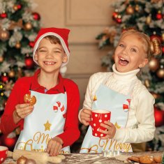 Family Božićna kuhinjska pregača - Sretan Božić