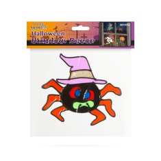 Family Dekoracija prozora za Noć vještica - šareni, sjajni pauk