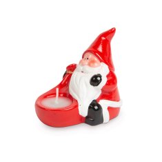 Family Božićni držač za svijeće, keramički - 7,5 x 5,7 x 7 cm