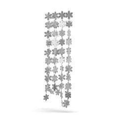 Family Božićna ukrasna vrpca - pahuljica - 2,7 m - srebrna