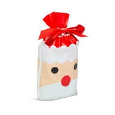 Family Poklon vrećice (3 vrste) Djed Mraz - 5 kom s mašnom