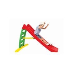 Dohany 463 veliki tobogan za djecu (170 cm) crveno/zelene ljestve s priključkom za vodu