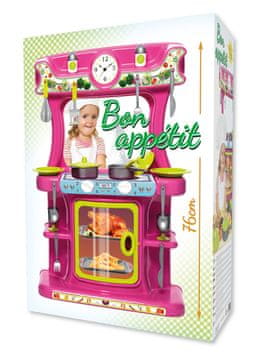 Dohany 721P dječja kuhinja (19 dijelova) roza