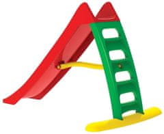 Dohany 463 veliki tobogan za djecu (170 cm) crveno/zelene ljestve s priključkom za vodu
