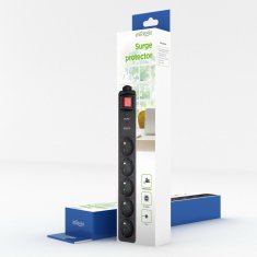 Gembird SPF5-C-5 produžni kabel s prenaponskom zaštitom, 5 utičnica