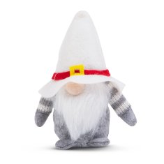 Family Božićni skandinavski vilenjak s bijelim šeširom - 10 x 9 x 15 cm