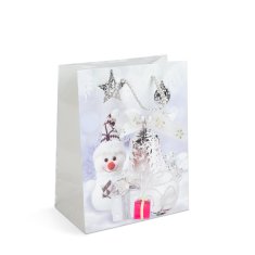 Family Božićne poklon vrećice L - papirnate - 178 x 102 x 228 mm - 4 reda / kom.