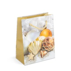 Family Božićne poklon vrećice M - papirnate - 114 x 64 x 146 mm - 4 reda / kom.