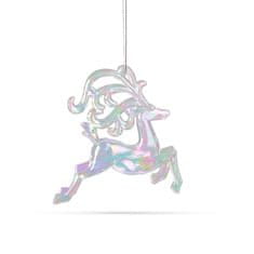 Family Božićni ukras - duga, akrilni sobovi - 120 x 120 x 15 mm