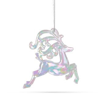 Family Božićni ukras - duga, akrilni sobovi - 120 x 120 x 15 mm