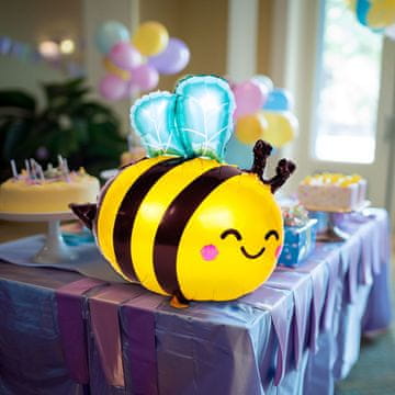 Family 3D balon od aluminijske folije - Pčela - 65 x 81 cm