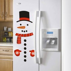 Family Božićne ukrasne naljepnice - snjegović - 40 x 70 cm