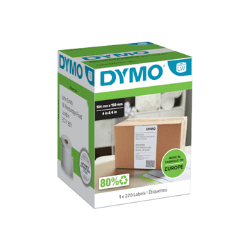 Dymo S0904980 papirnate etikete 159 mm x 104 mm, bijele, velike, 220 komada