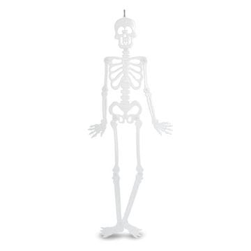 Family Privjesak za Noć vještica koji svijetli u mraku - kostur - 90 x 40 cm