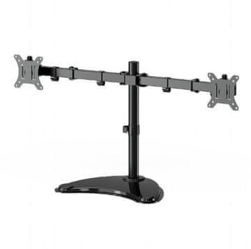 Gembird MS-D2ST-02 stolni stalak za dva monitora 13”-32” crni