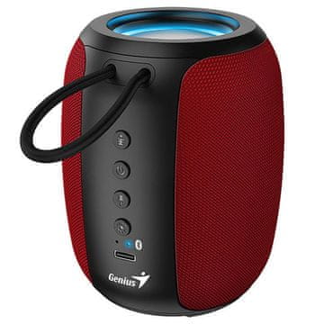 Genius SP-915BT (31730052403) RGB crveni mali prijenosni Bluetooth zvučnik