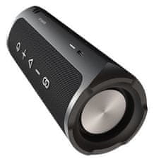 HiFuture RIPPLE prijenosni Bluetooth zvučnik 30 W 12 sati vodootporan IPX7, TWS, BT 5.3 crni