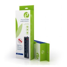 Gembird EG-PMS2 digitalni produžni kabel s prenaponskom zaštitom i timerom