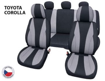Cappa Navlake za auto Perfetto TM Toyota Corolla crna/siva