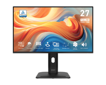 MSI Monitor PRO MP275PG E14 / 27" / FHD / IPS / 144Hz / 1ms (MPRT) / crni