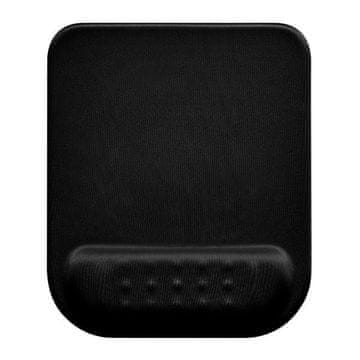 Powerton WPEPE2-B Ergoline Dark Edition ergonomska podloga za miš i zglob 125x65x20mm crna, memorijska pjena
