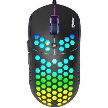 Marvo M399 Game RGB crni lagani gaming miš
