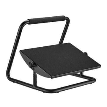 Powerton WPEFR1 čelik s podesivom visinom, crni, oslonac za noge