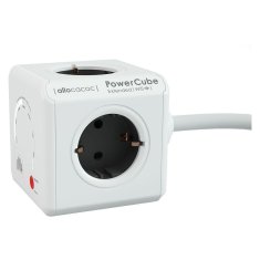 Allocacoc PowerCube 9710/DEEXWF sivi Prošireni Wifi mrežni razdjelnik 4DIN 1,5 m