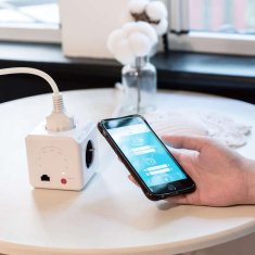 Allocacoc PowerCube 9710/DEEXWF sivi Prošireni Wifi mrežni razdjelnik 4DIN 1,5 m