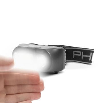 PHENOM USB COB + XPE LED punjiva naglavna lampa sa senzorom pokreta