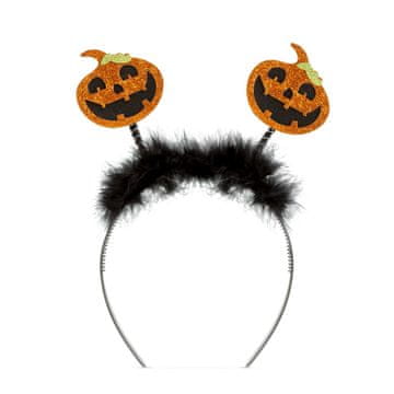 Family Traka za glavu za Noć vještica - bundeva sa šljokicama