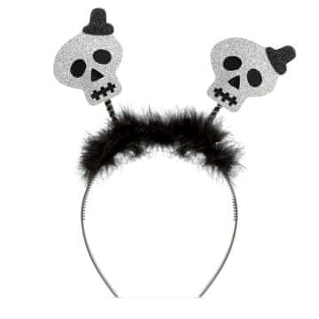 Family Traka za glavu za Noć vještica - lubanja s svjetlucavim efektom