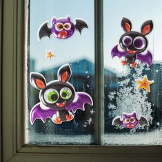 Family 3D Halloween set naljepnica - Holografski šišmiš - 6 komada