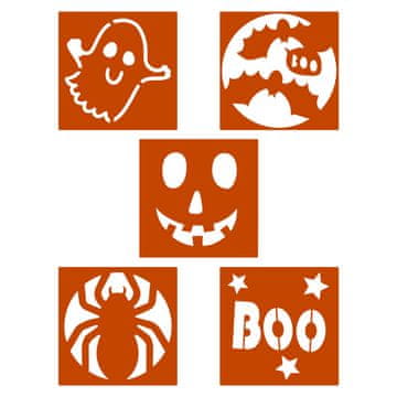 Family Set šablona za crtanje - Noć vještica - 5 komada