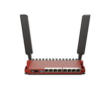 Mikrotik L009UiGs-2HaxD-IN ruter WI-FI 6, 8x Gigabit LAN, 2.4GHz 574Mbps, USB, SFP, PoE